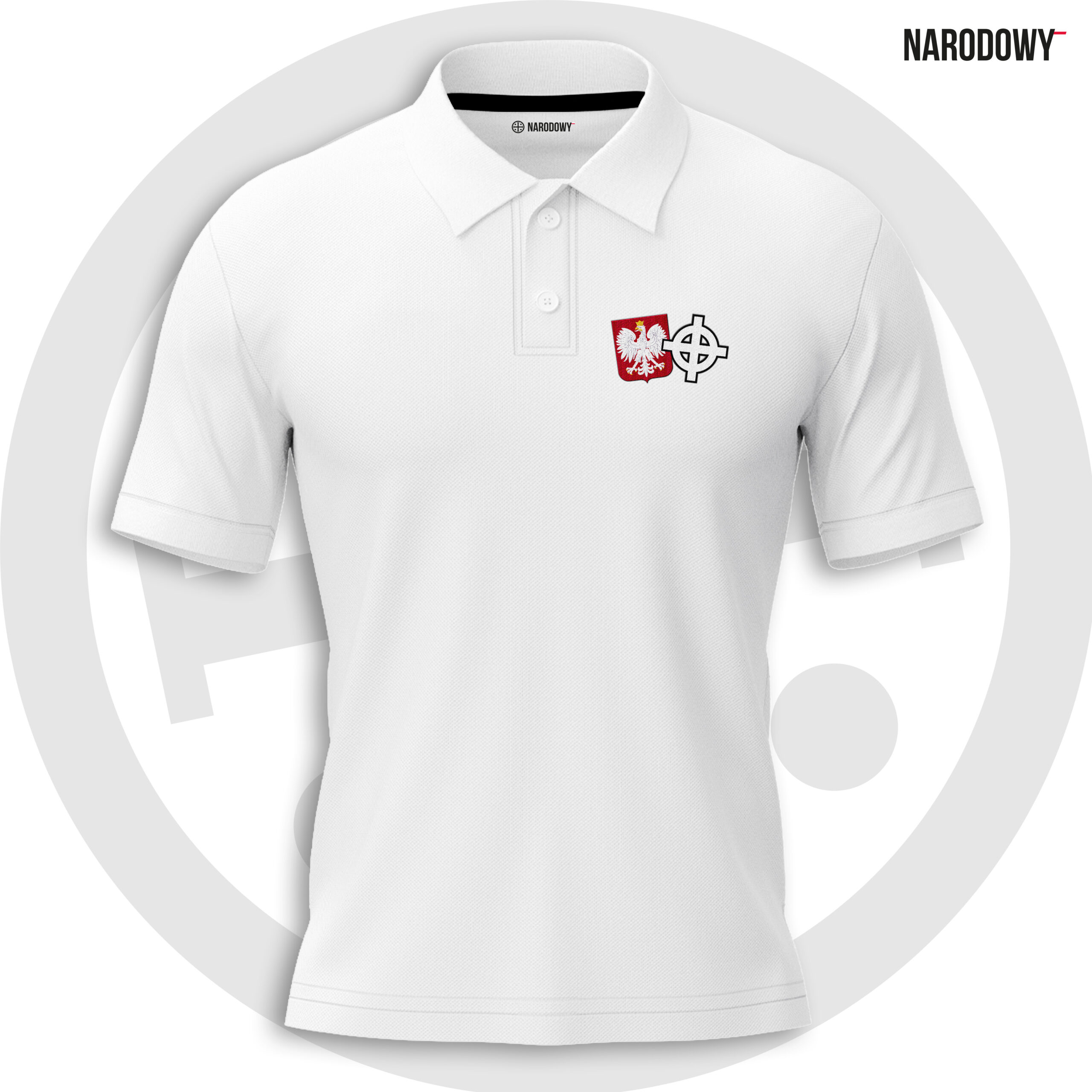 Koszulka Polo Patriots - biała